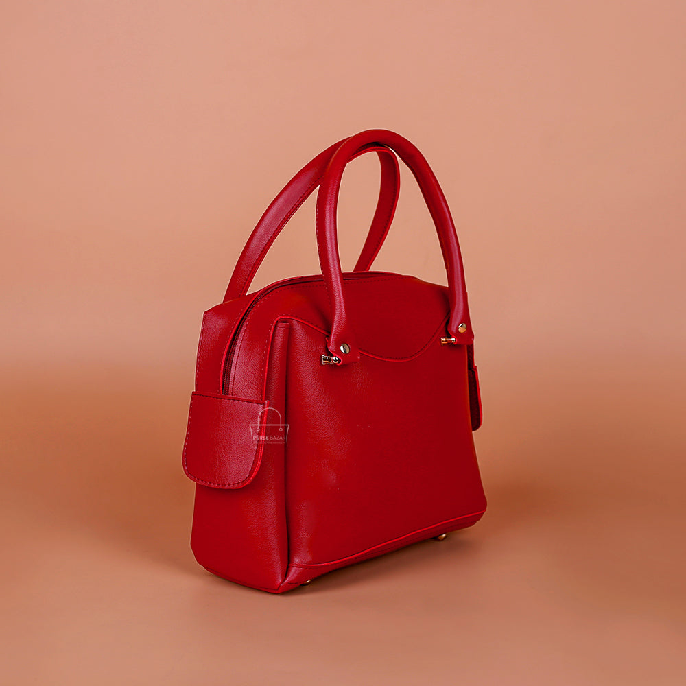 Daisy Red Handbag