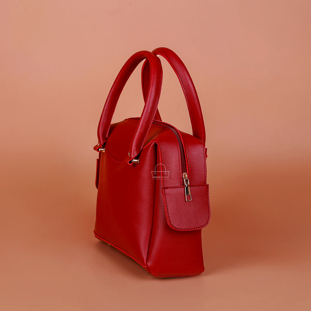 Daisy Red Handbag