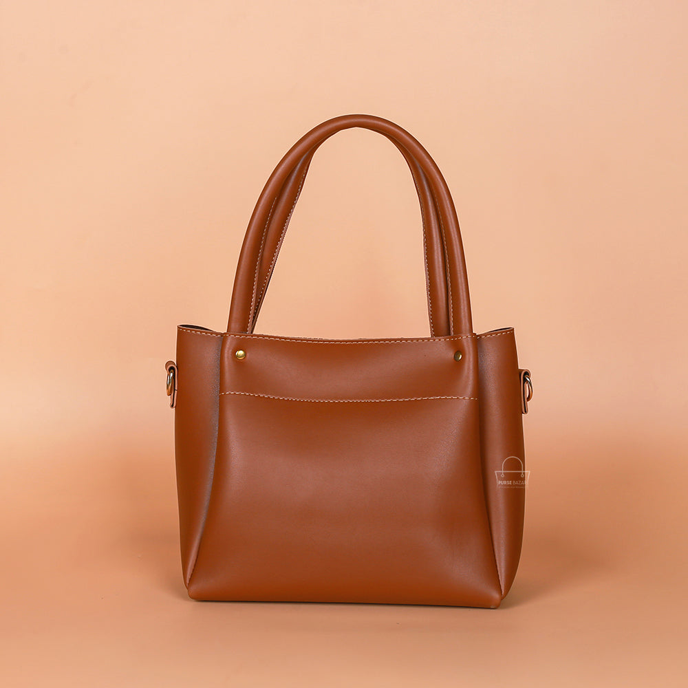 Cocoa 3-Pcs Brown Handbag