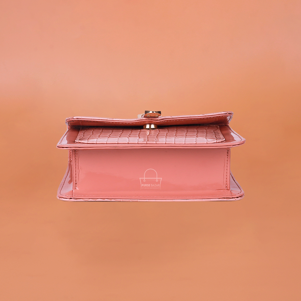 Blush Quilted CROSS BODYBAG